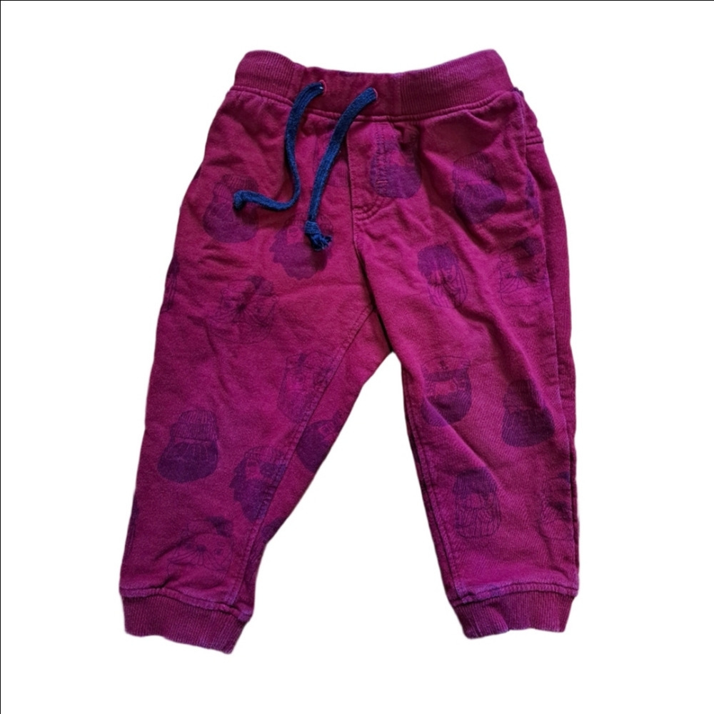 3/20$ Souris Mini | Quebec Brand | Burgundy Kids Joggers Baby Toddler 18-24 M